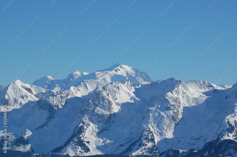 le mont-blanc éternel le mont-blanc éternel