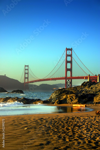 Canvas Print baker beach, san francisco