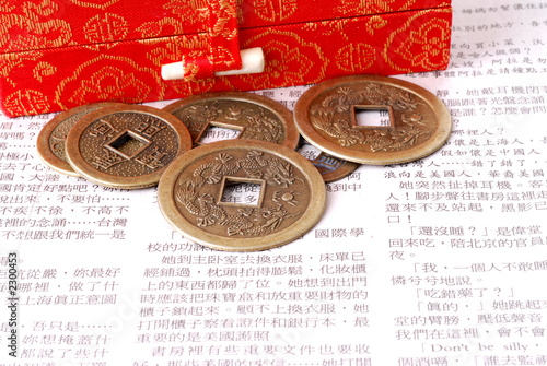 lucky chinese coins