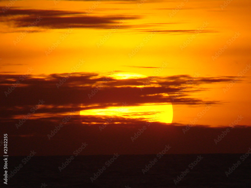 Naklejka premium sonnenuntergang