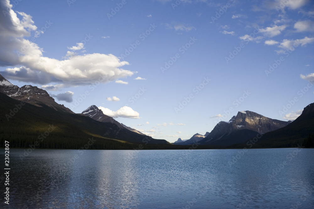 waterfowl lake in the canadian rockies