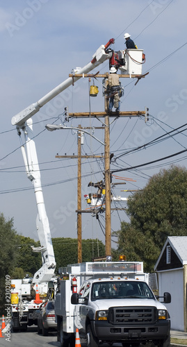 utility workers
