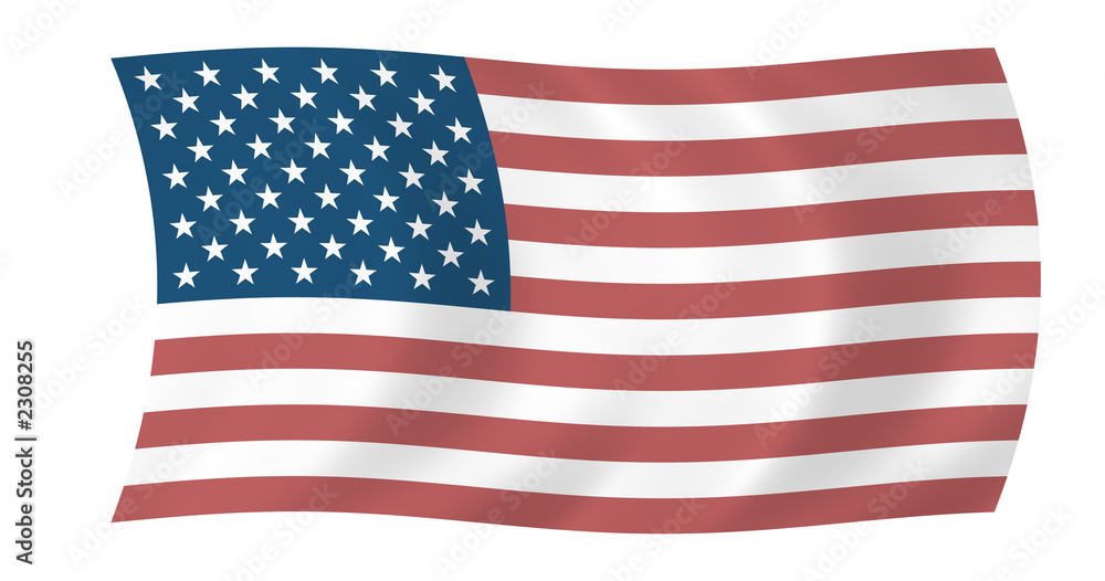 Obraz premium the stars and stripes - floating free usa flag