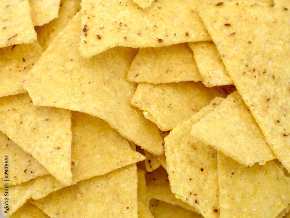 tortilla chip nah aufnahme