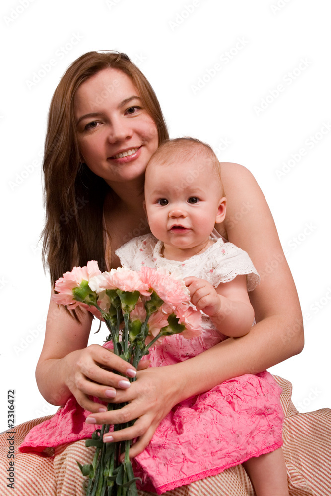 mother with little daughter mother with little daughter
