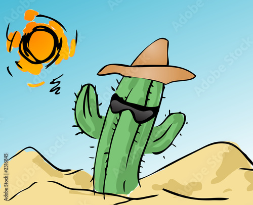 Fototapeta cool cactus