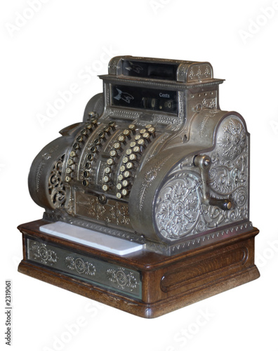 vintage cash register photo