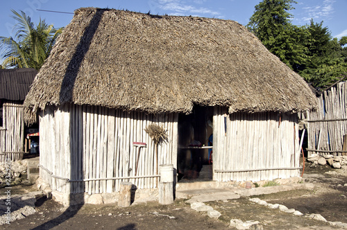typical mayan house photo