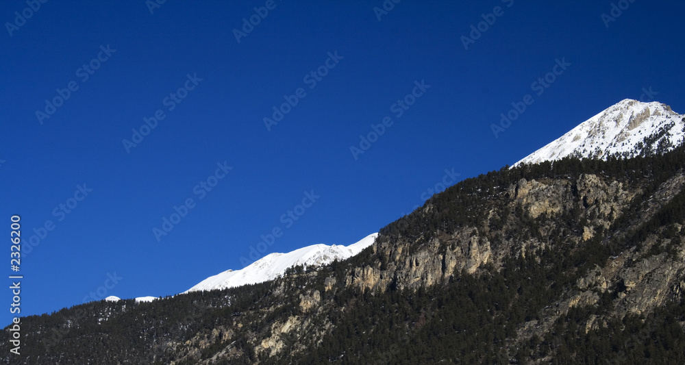 mount with snow