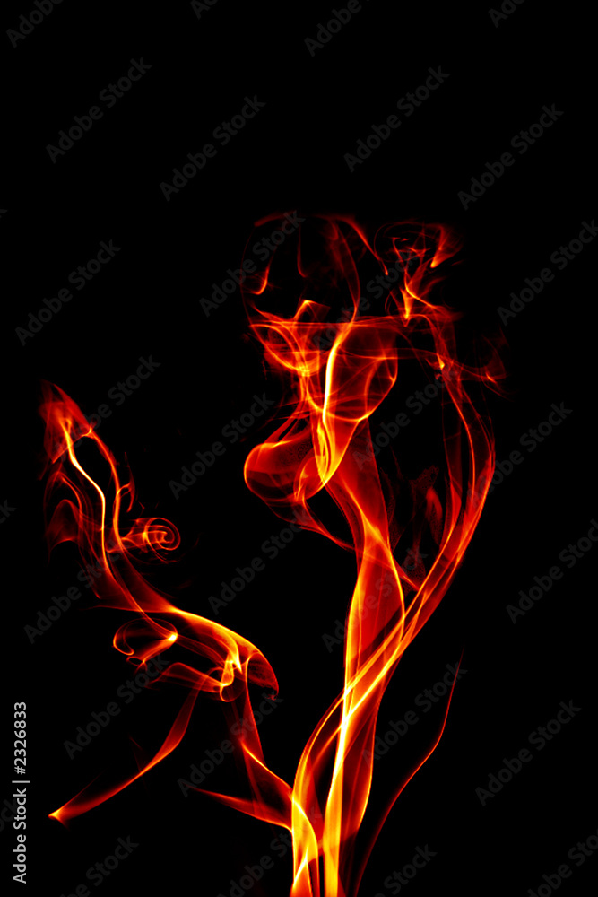 Fototapeta premium flaming smoke