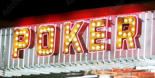 poker neon lights