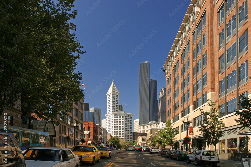 Obraz premium downtown seattle