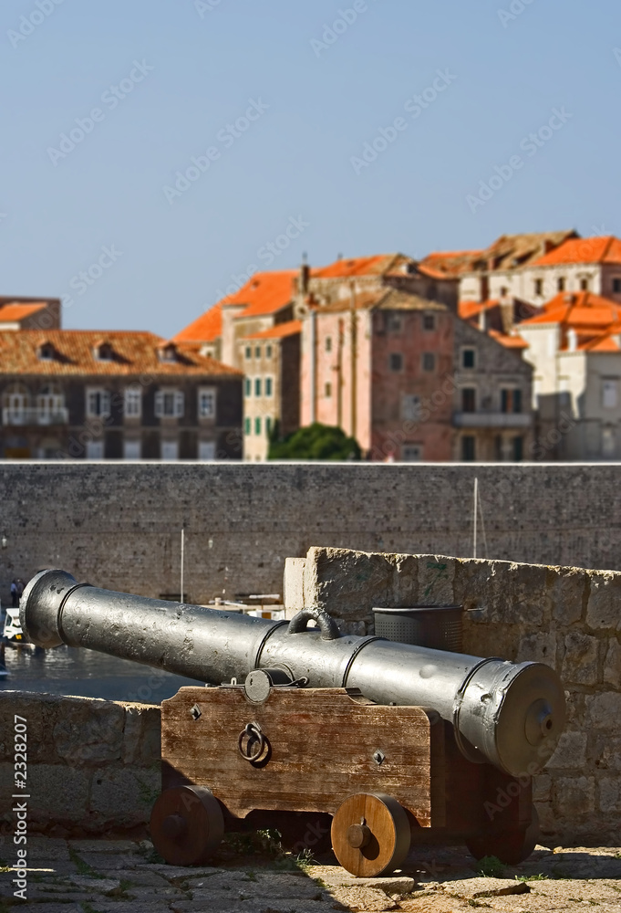 alte Kanone in Dubrovnik