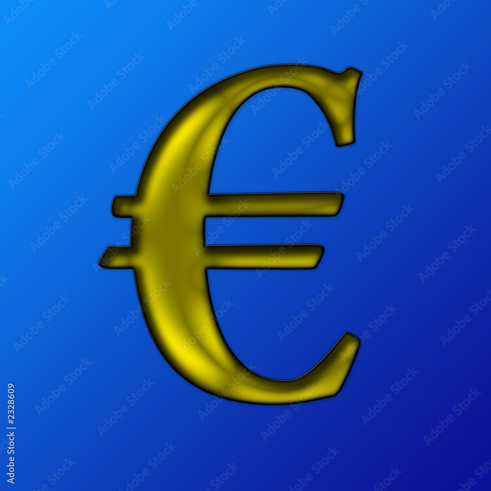 Obraz premium goldener euro