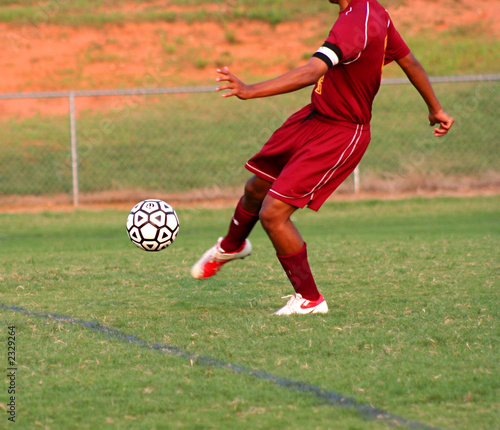 soccer kick