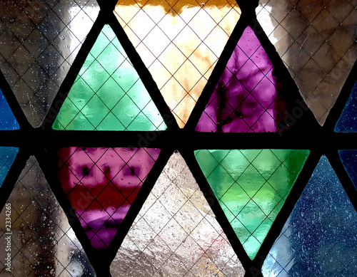 stained glass close-up
