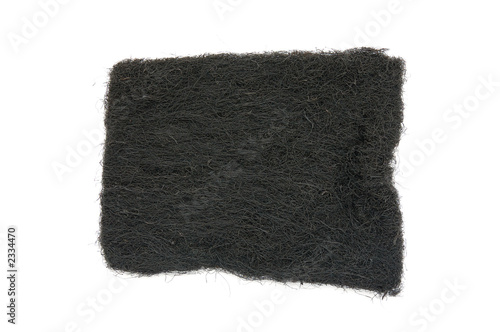 dried black moss