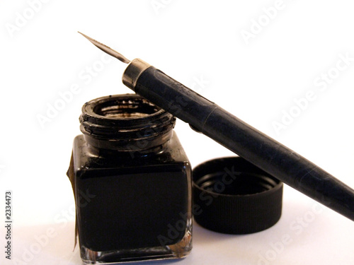 photo de plume et d'encre