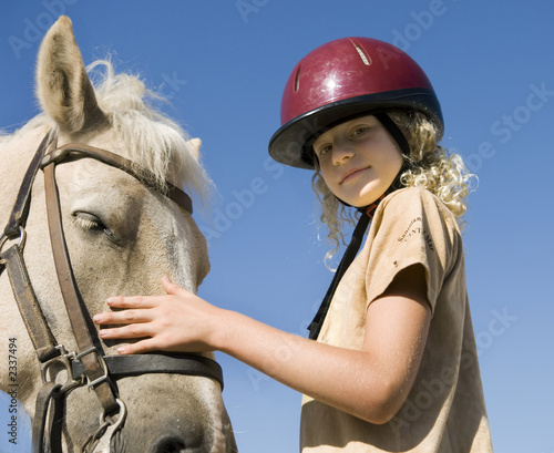 la fille et le cheval