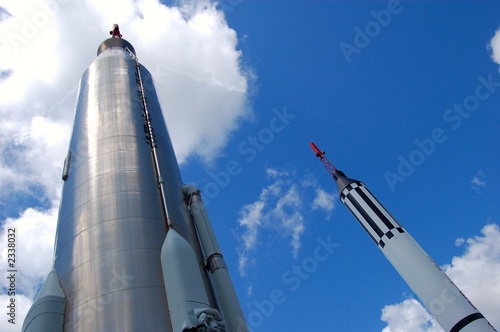 space rocket display photo