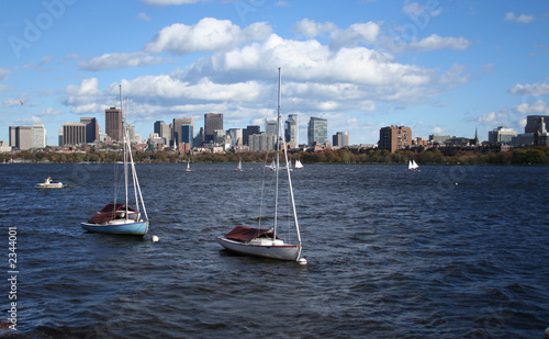 boston moored in charles river
