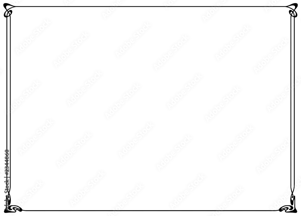 Obraz premium rahmen frame ornament