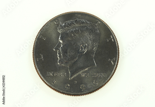 Cuadro en lienzo jfk coin