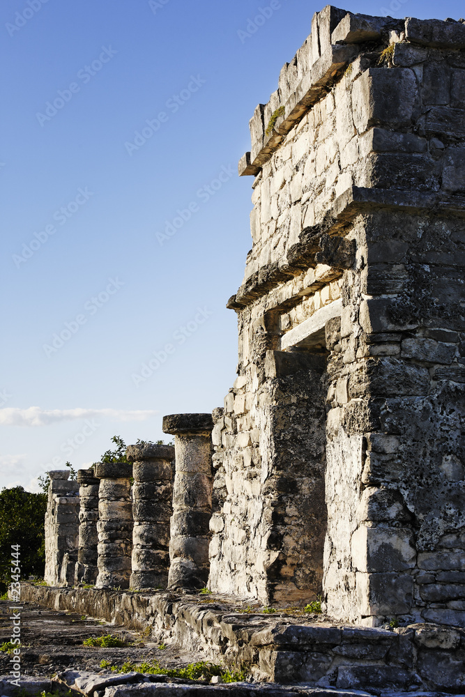 mayan archeologic site of tulum