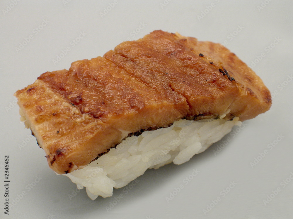 japanische nigiri sushi räucher aal japanische nigiri sushi räucher aal