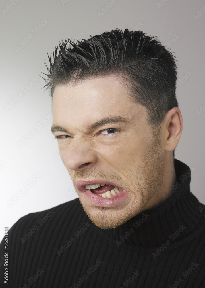 Obraz premium homme agressif