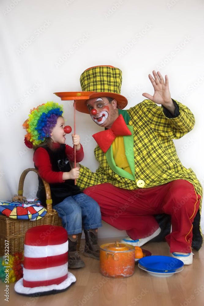 party with clown
