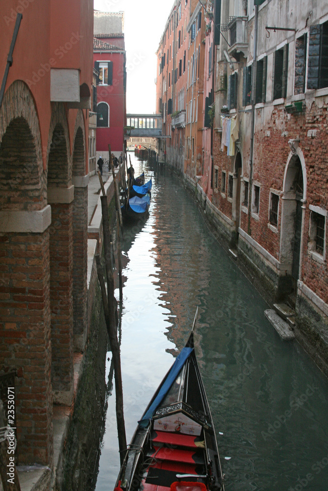 a beautiful canal of venice italy