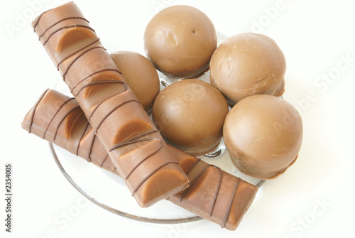 chocolate candies close-up
