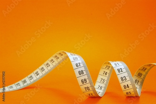 measuring tape on orange