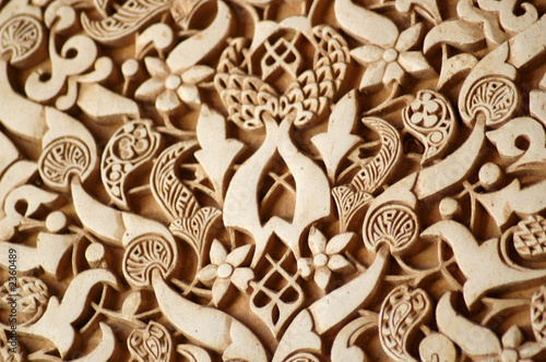 detail of alhambra granada photo