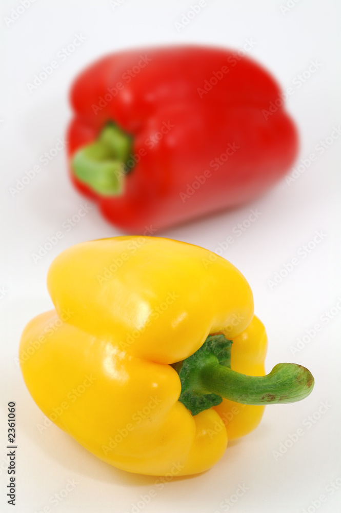 red and yellow sweet bell peppers red and yellow sweet bell peppers
