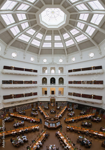 the reading room of the state library of victoria