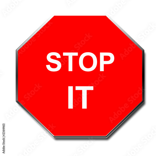 Free Download stop it sign - GFXLoad