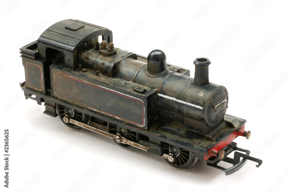 vintage steam shunter engine model