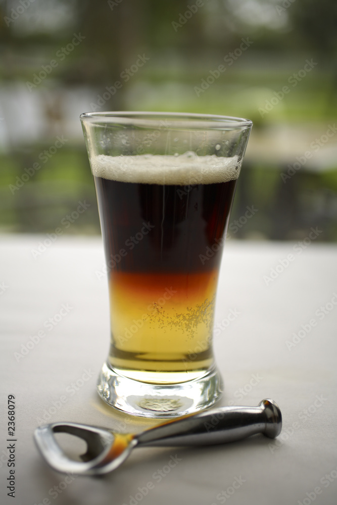 black and tan beer