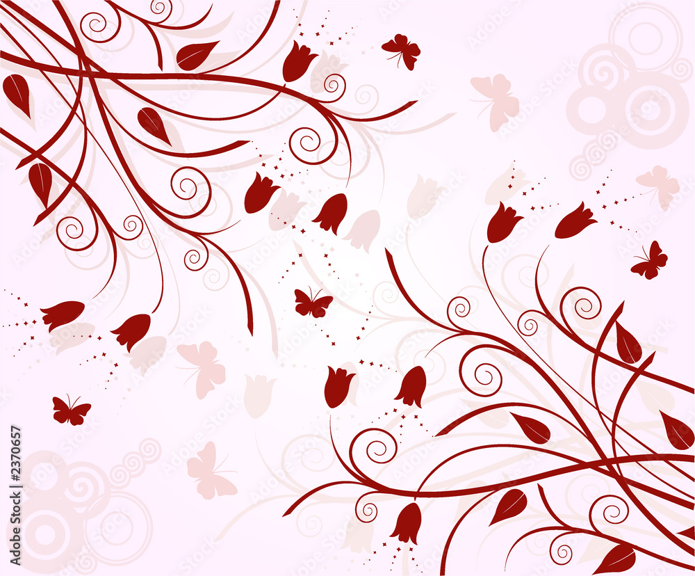 floral background - illustration
