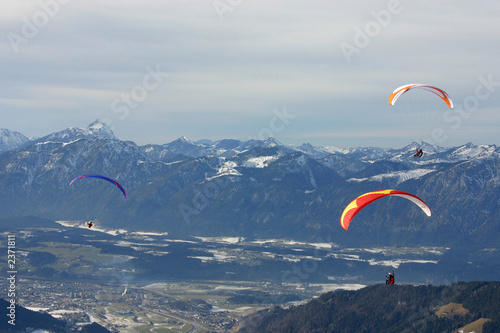 die drei paraglider