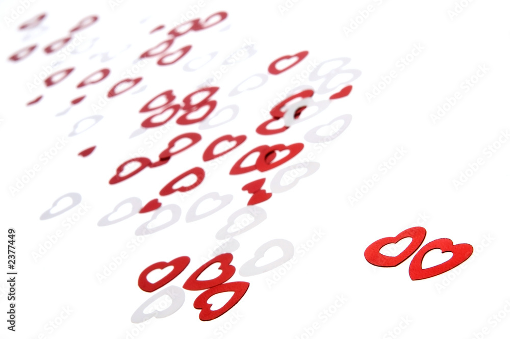 valentine confetti. hearts. together valentine confetti. hearts. together