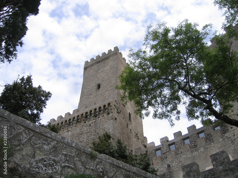 torre del castello di erice