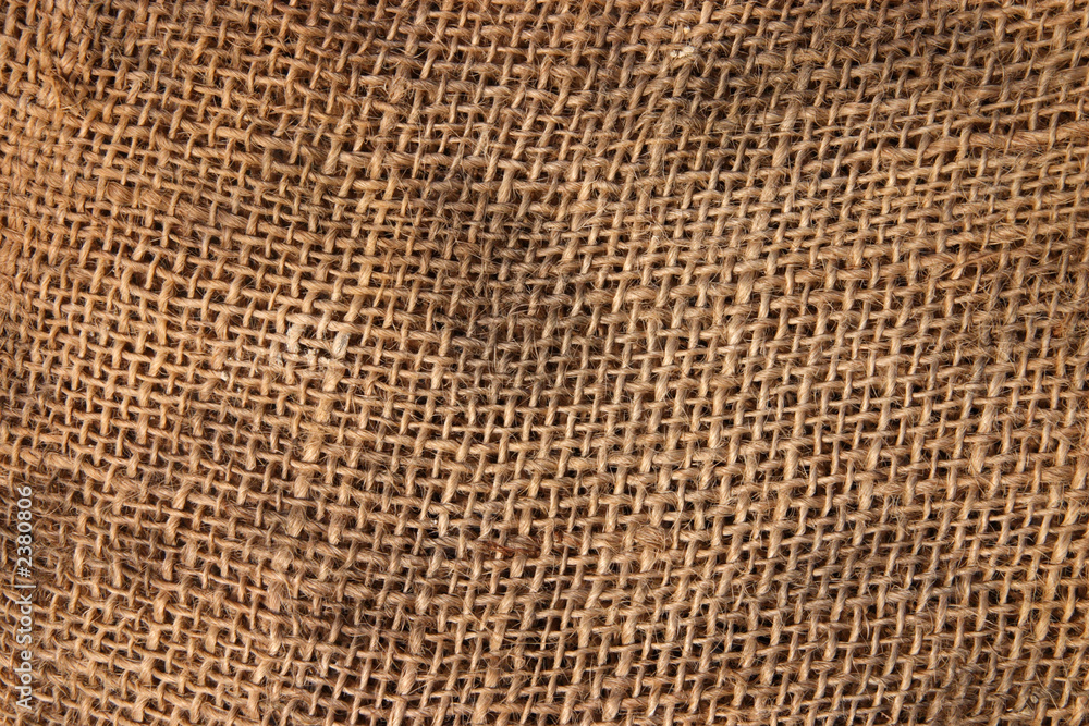 brown sack cloth material close up background. brown sack cloth material close up background.