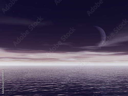 Fototapeta Naklejka Na Ścianę i Meble -  ocean night