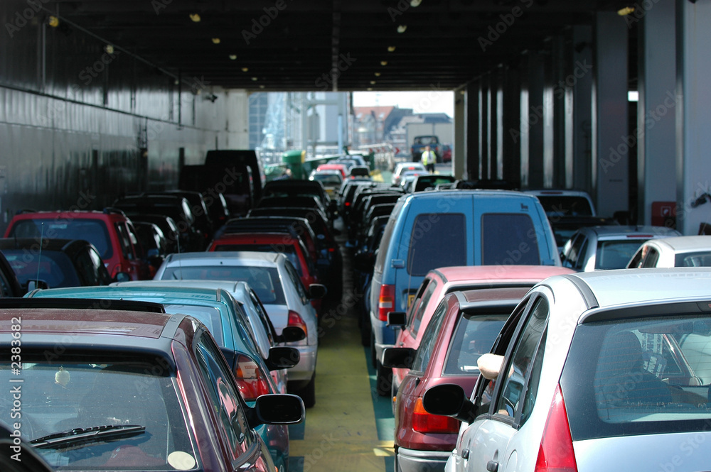 waiting cars