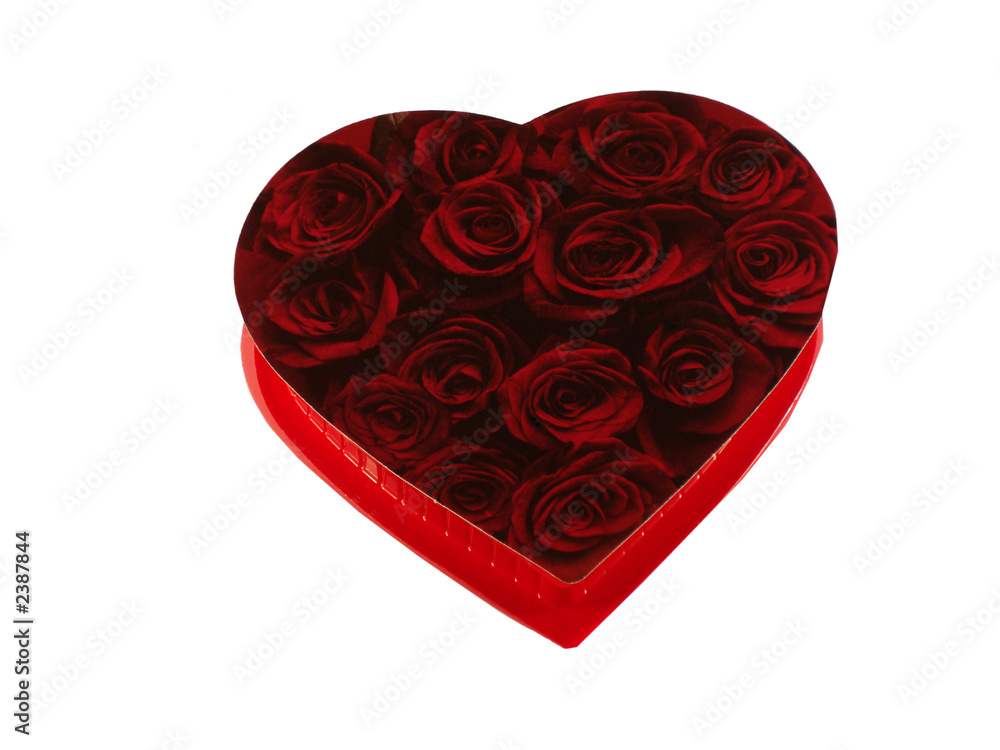 chocolate heart box.