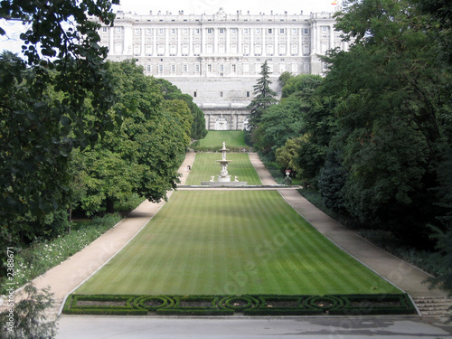 parco del palazzo reale - madrid