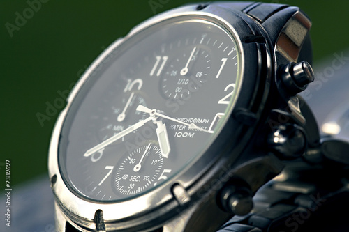 Obraz na plátně montre chronographe de luxe en gros plan